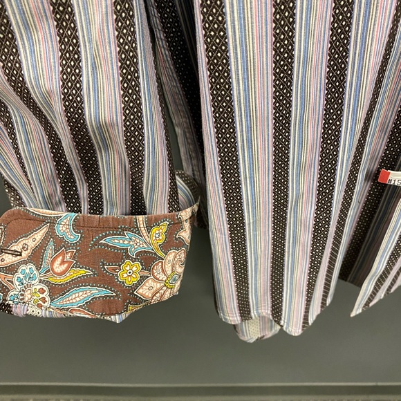 Robert Graham Long Sleeve Button Down Shirt Size Large - Picture 8 of 10